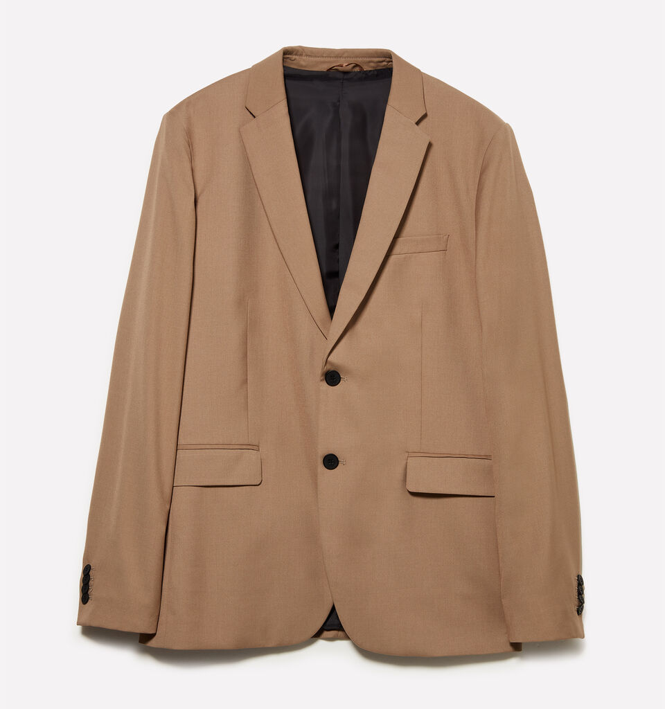 Beigefarbener Blazer - blazer für herren - Camel | Sisley image number 1